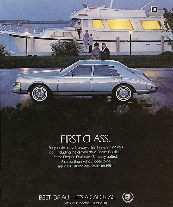 1984 Cadillac Auto Advertising